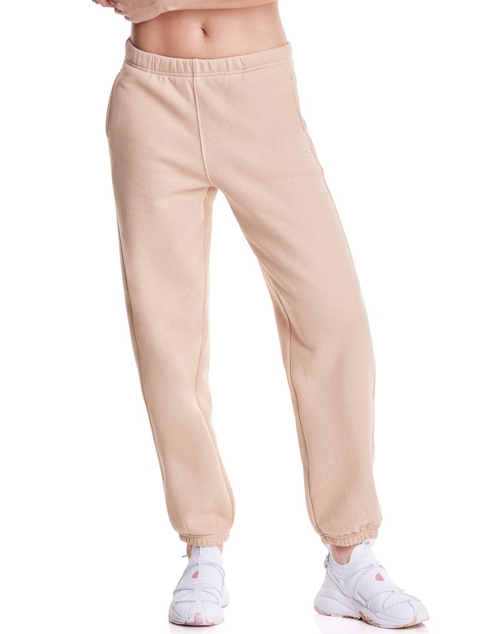 Champion Reverse Weave Boyfriend Trainingsbroek Dames - Beige - Belgie 2789AJFWE